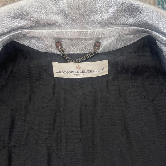 GOLDEN GOOSE Leather Biker Jacket - Picture 5 of 5